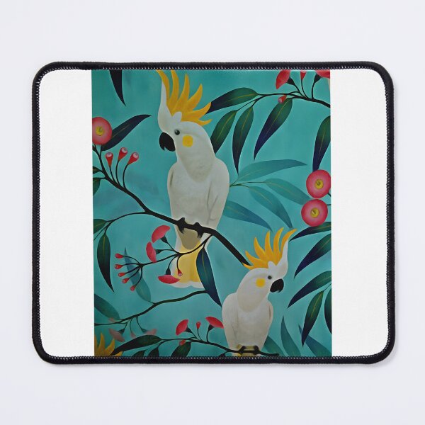 Item preview, White Birds Resting Peacefully on Tree Branch Nature Illustration designed and sold by lively. stickers.