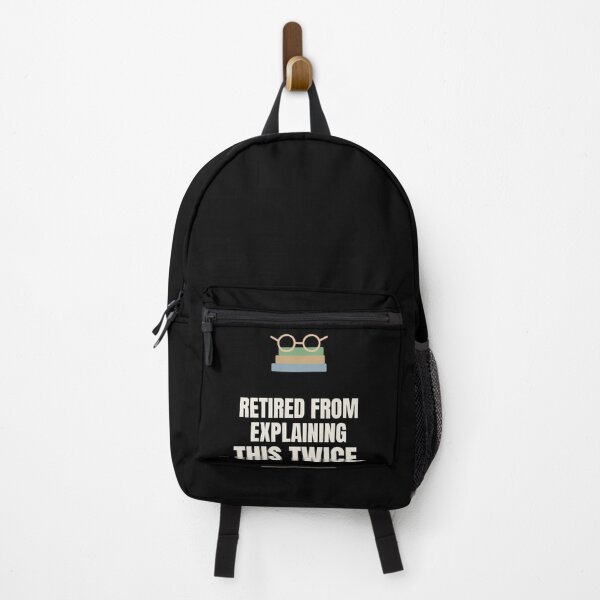 Item preview, Retired From Explaining This Twice Funny Teacher designed and sold by The Cozy Design Studio.