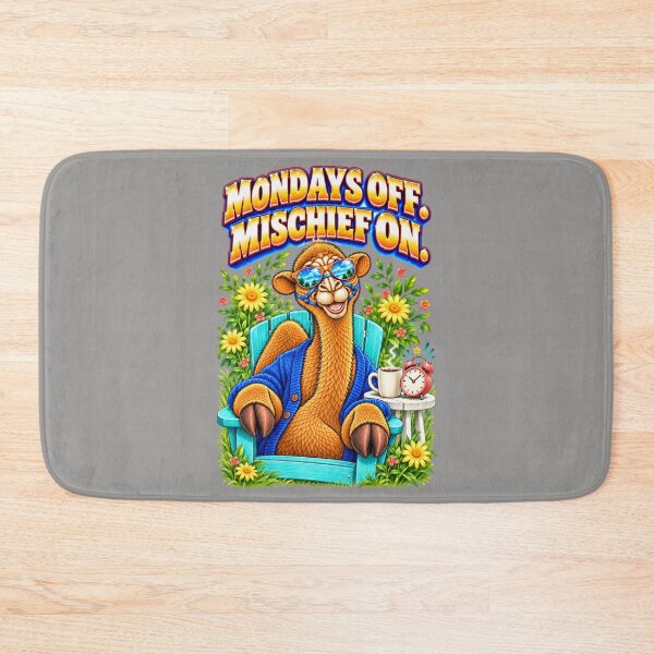 Item preview, Mondays Off. Mischief on – Funny Camel T-Shirt Animal Graphic Camel T-Shirt designed and sold by Camel & Quirk.