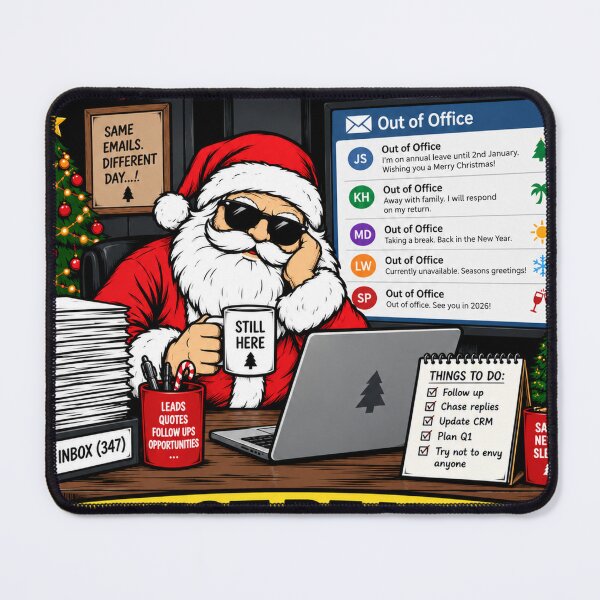 Item preview, Out of Office Must Be Nice – Funny Christmas Office Work Design designed and sold by KeeganDykes.