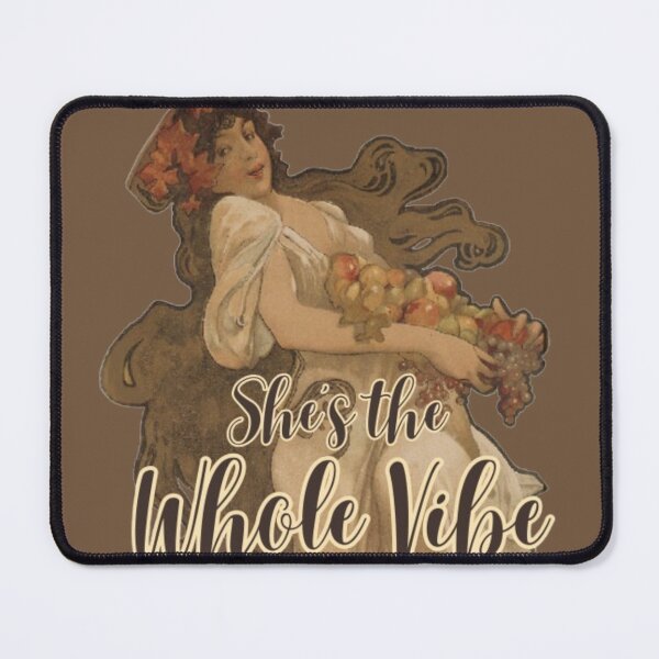 Item preview, Vintage Art Nouveau She's the Whole Vibe Sticker designed and sold by velvetwings.