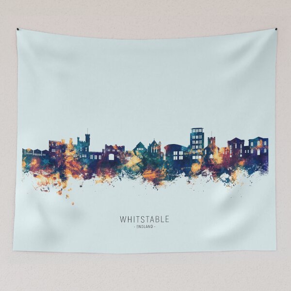 Item preview, Whitstable England Skyline designed and sold by ArtPrints.