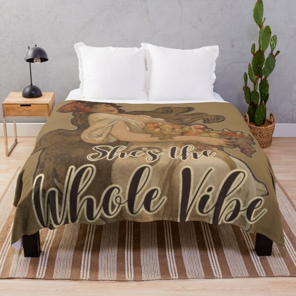 Item preview, Vintage Art Nouveau She's the Whole Vibe Sticker designed and sold by velvetwings.