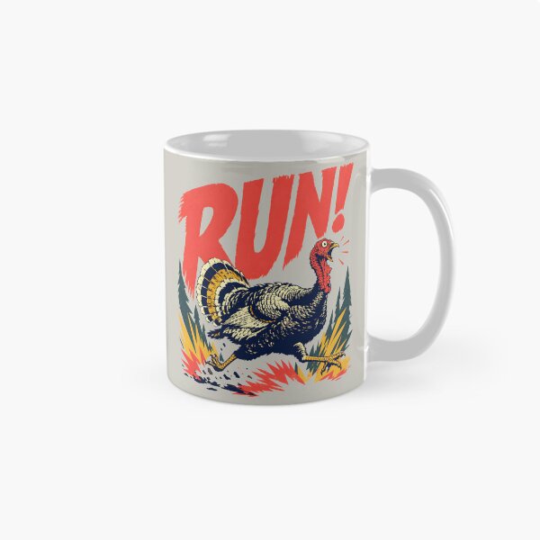 Item preview, Run Turkey Run Funny Vintage Thanksgiving designed and sold by MagicTheDog.