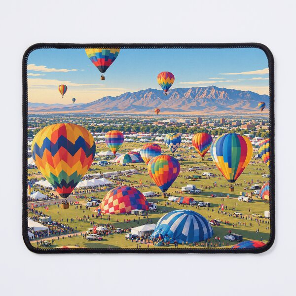 Item preview, Aerial View of Albuquerque Balloon Fiesta designed and sold by MoonSkyArt.