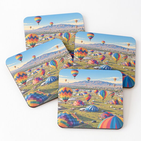 Item preview, Aerial View of Albuquerque Balloon Fiesta designed and sold by MoonSkyArt.
