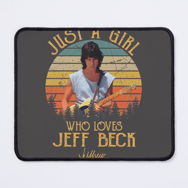 Item preview, Just A Girl Who Loves Jeff Beck Vintage Music Guitar Rock Fan Design designed and sold by Larathdilat.