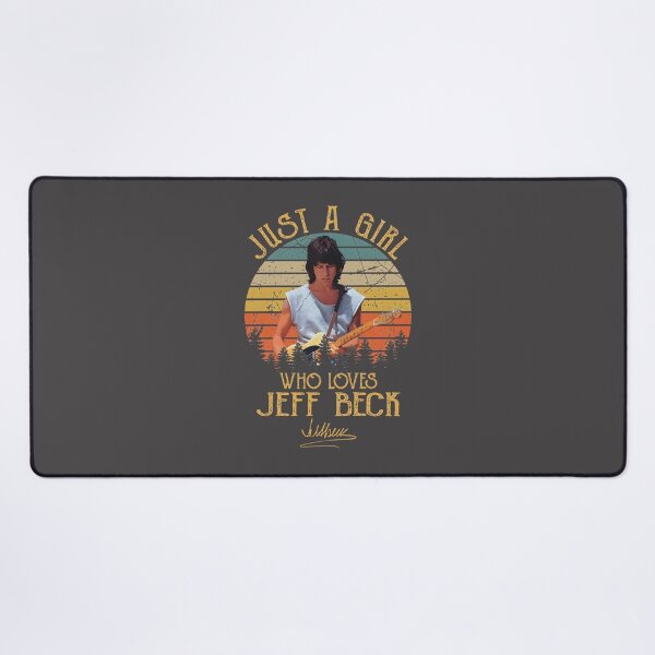 Item preview, Just A Girl Who Loves Jeff Beck Vintage Music Guitar Rock Fan Design designed and sold by Larathdilat.