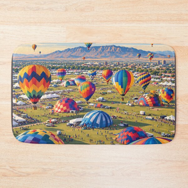 Item preview, Aerial View of Albuquerque Balloon Fiesta designed and sold by MoonSkyArt.