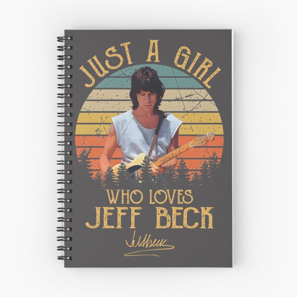 Item preview, Just A Girl Who Loves Jeff Beck Vintage Music Guitar Rock Fan Design designed and sold by Larathdilat.
