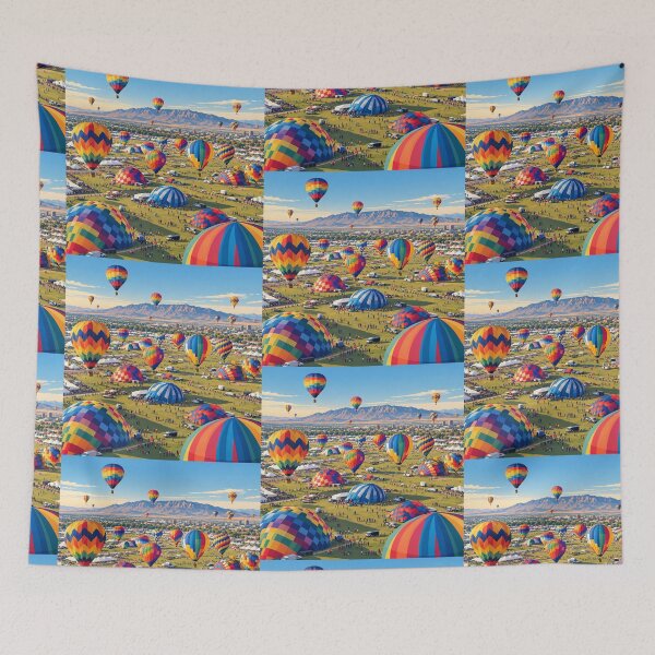 Item preview, Aerial View of Albuquerque Balloon Fiesta designed and sold by MoonSkyArt.
