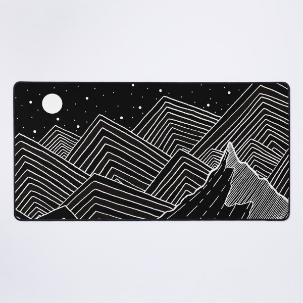 Item preview, Dark peaks and waves designed and sold by Swadeillustrations.