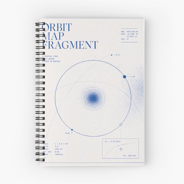 Item preview, Orbit Map Fragment Illustration designed and sold by AHOK-lab.
