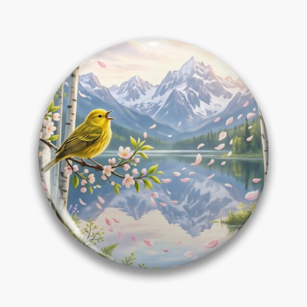 Item preview, Beautiful landscape with trees and bird designed and sold by JC Art Creations.