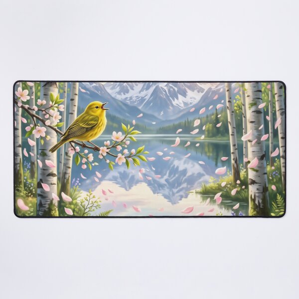 Item preview, Beautiful landscape with trees and bird designed and sold by JC Art Creations.