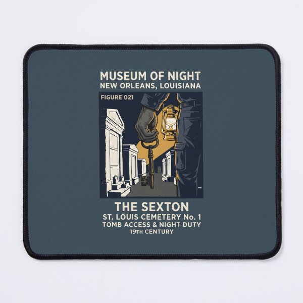 Item preview, New Orleans Cemetery Sexton Southern Gothic Vintage Graphic designed and sold by SplashTastic.