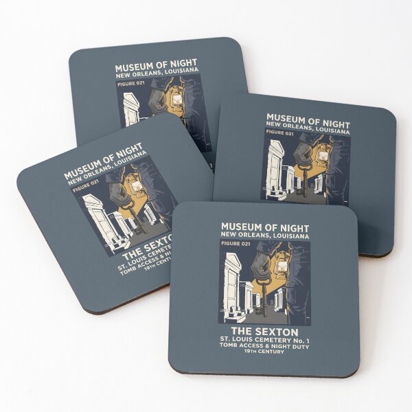 Item preview, New Orleans Cemetery Sexton Southern Gothic Vintage Graphic designed and sold by SplashTastic.