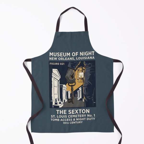 Item preview, New Orleans Cemetery Sexton Southern Gothic Vintage Graphic designed and sold by SplashTastic.