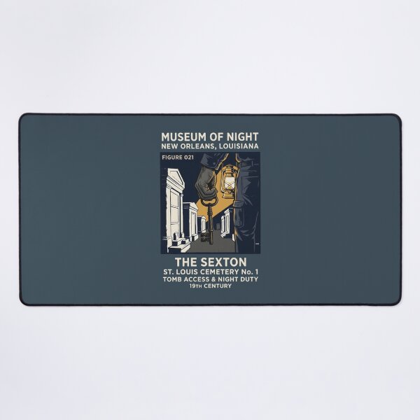 Item preview, New Orleans Cemetery Sexton Southern Gothic Vintage Graphic designed and sold by SplashTastic.