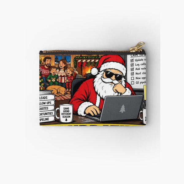 Item preview, They’re With Their Families I’m Updating the CRM – Funny Christmas Sales Design designed and sold by KeeganDykes.