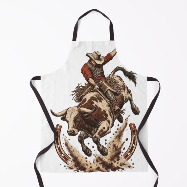 Item preview, Vintage Bull Rider Rodeo designed and sold by CarrotBadminton.