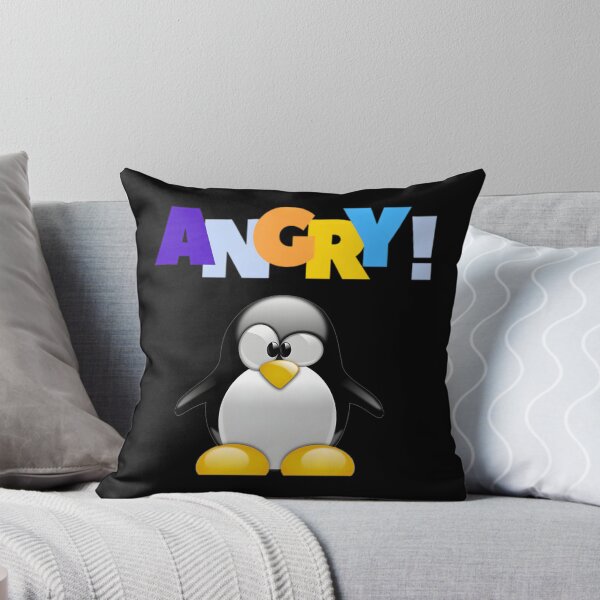 Item preview, Angry Penguin Illustration Cute and Fierce Bird Design for Wildlife Lovers designed and sold by lively. stickers.