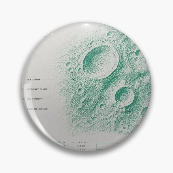 Item preview, Lunar Surface Study Illustration designed and sold by AHOK-lab.
