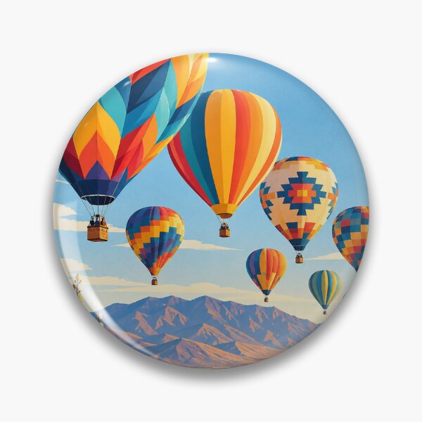 Item preview, Colorful Hot Air Balloon Parade Over New Mexico designed and sold by MoonSkyArt.