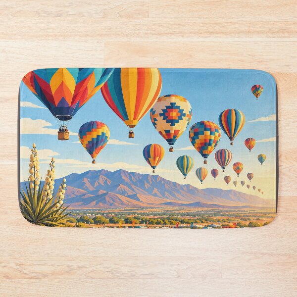 Item preview, Colorful Hot Air Balloon Parade Over New Mexico designed and sold by MoonSkyArt.