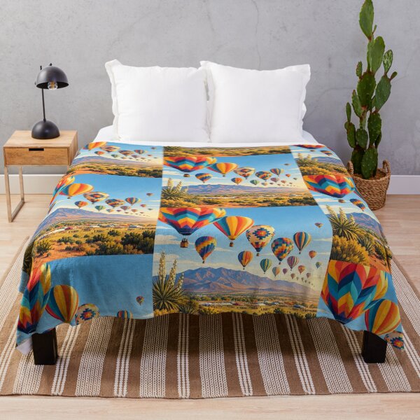 Item preview, Colorful Hot Air Balloon Parade Over New Mexico designed and sold by MoonSkyArt.