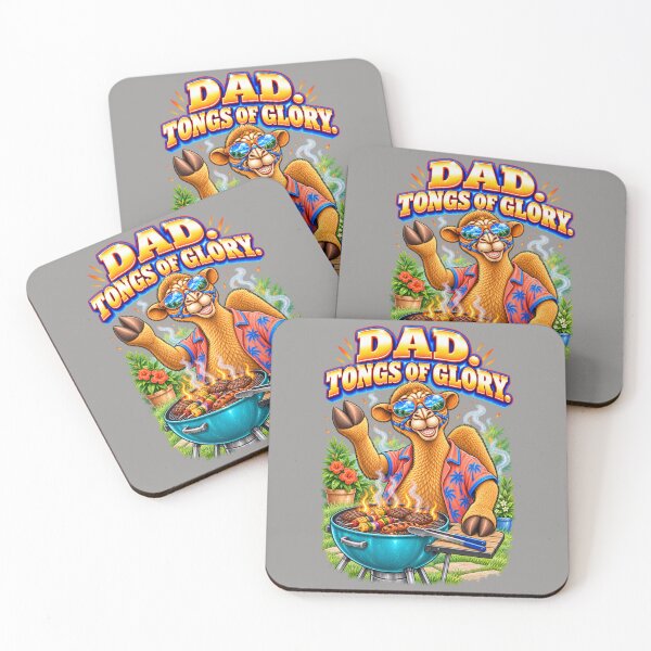 Item preview, Dad. Tongs of Glory – Funny Camel T-Shirt Animal Graphic Camel T-Shirt designed and sold by Camel & Quirk.