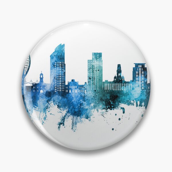 Item preview, Portsmouth England Skyline designed and sold by ArtPrints.