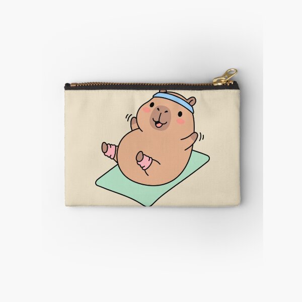 Item preview, Cute Capybara Doing Yoga designed and sold by Doodlywood.