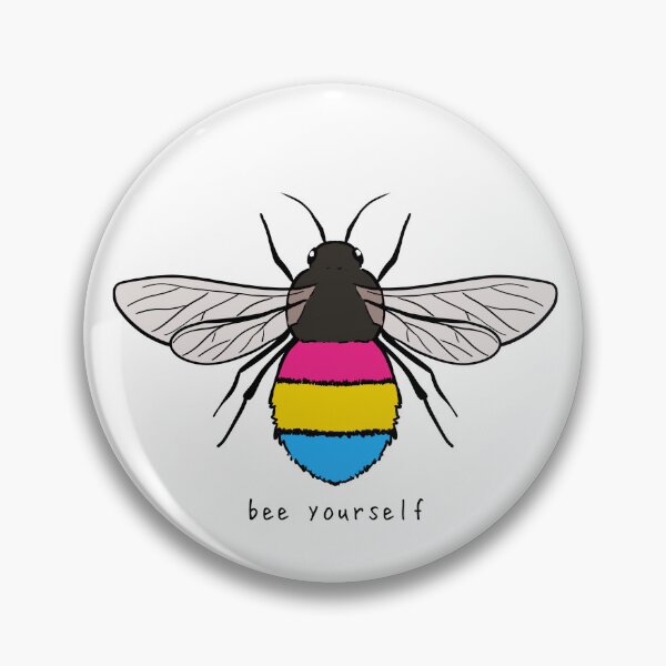 Item preview, Bee Yourself - Pan Pride Flag designed and sold by rorynorth.