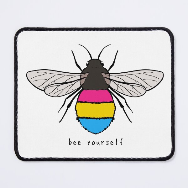 Item preview, Bee Yourself - Pan Pride Flag designed and sold by rorynorth.