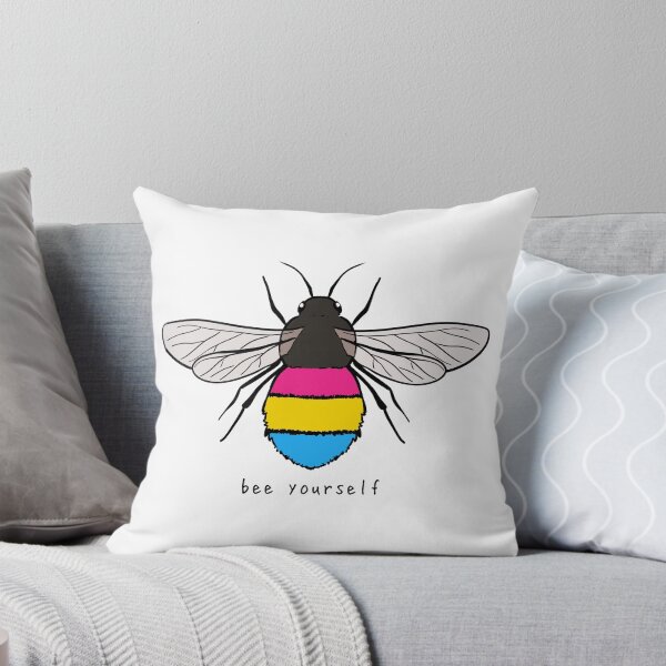 Item preview, Bee Yourself - Pan Pride Flag designed and sold by rorynorth.