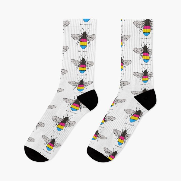 Item preview, Bee Yourself - Pan Pride Flag designed and sold by rorynorth.