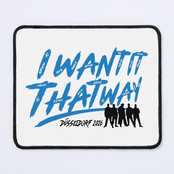 Item preview, I Want It That Way - Düsseldorf 2026 Concert designed and sold by KravinaPhol.
