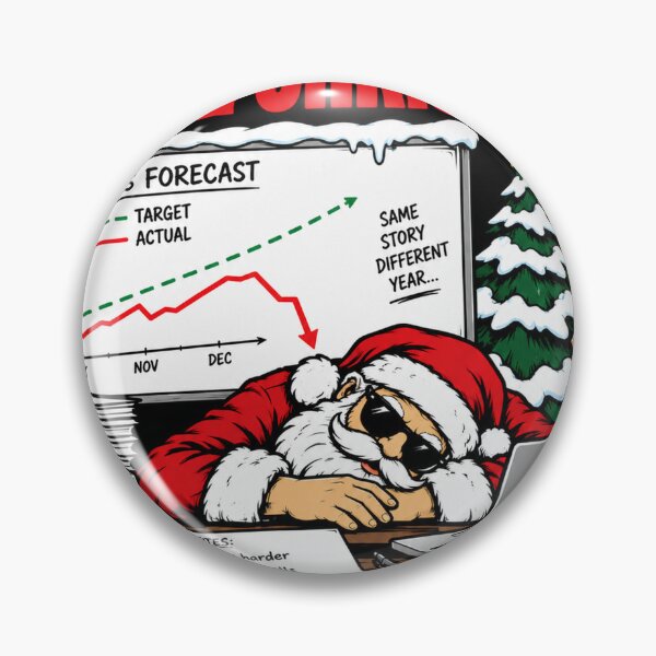 Item preview, Forecasting a White Christmas and a Missed Target – Funny Q4 Sales Design designed and sold by KeeganDykes.