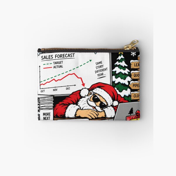 Item preview, Forecasting a White Christmas and a Missed Target – Funny Q4 Sales Design designed and sold by KeeganDykes.