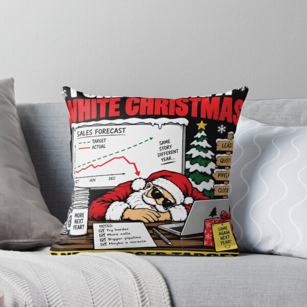 Item preview, Forecasting a White Christmas and a Missed Target – Funny Q4 Sales Design designed and sold by KeeganDykes.