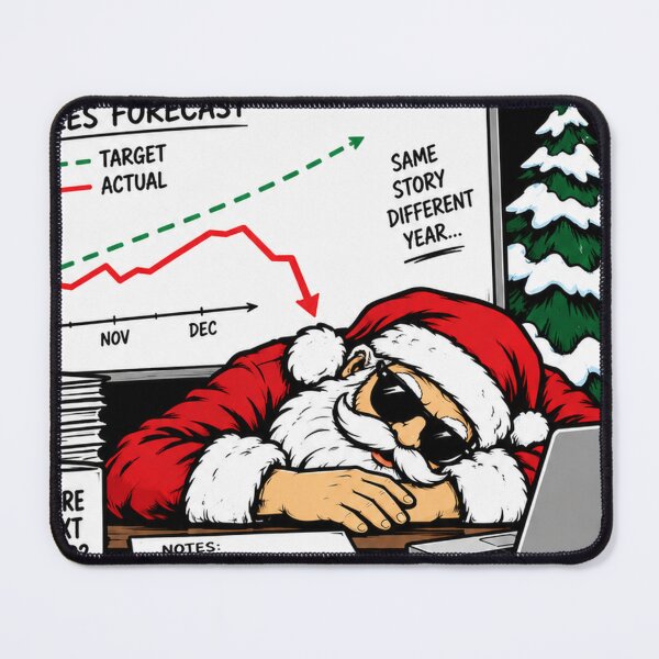 Item preview, Forecasting a White Christmas and a Missed Target – Funny Q4 Sales Design designed and sold by KeeganDykes.