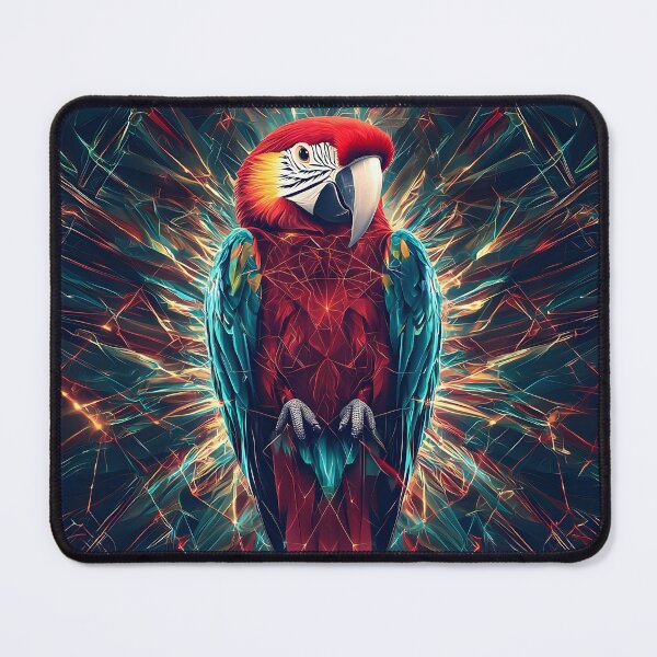 Item preview, Geometric Parrot Colorful, 3d Render, Cool Sapphire designed and sold by Checho30.