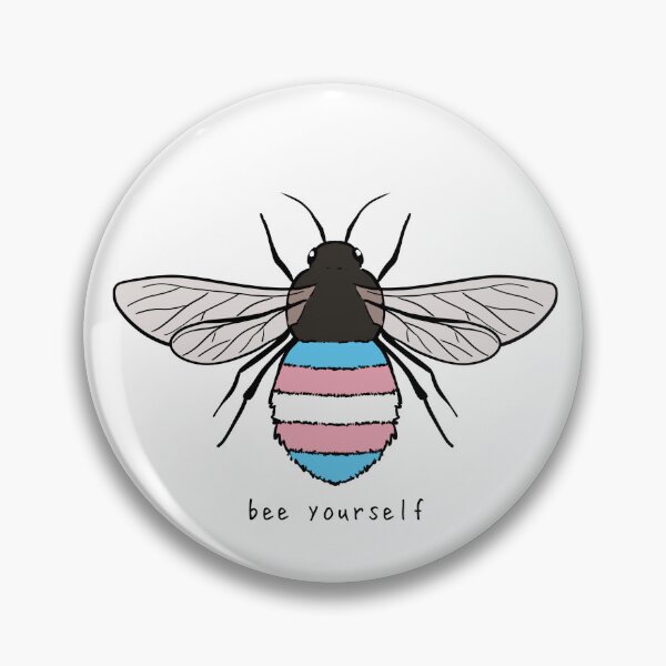 Item preview, Bee Yourself - Trans Pride Flag designed and sold by rorynorth.