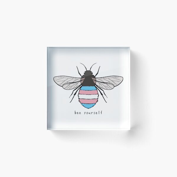 Item preview, Bee Yourself - Trans Pride Flag designed and sold by rorynorth.