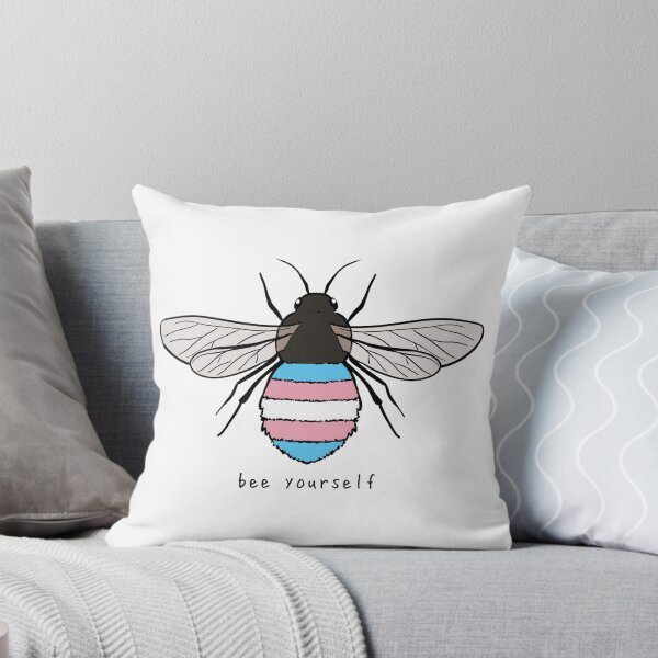 Item preview, Bee Yourself - Trans Pride Flag designed and sold by rorynorth.