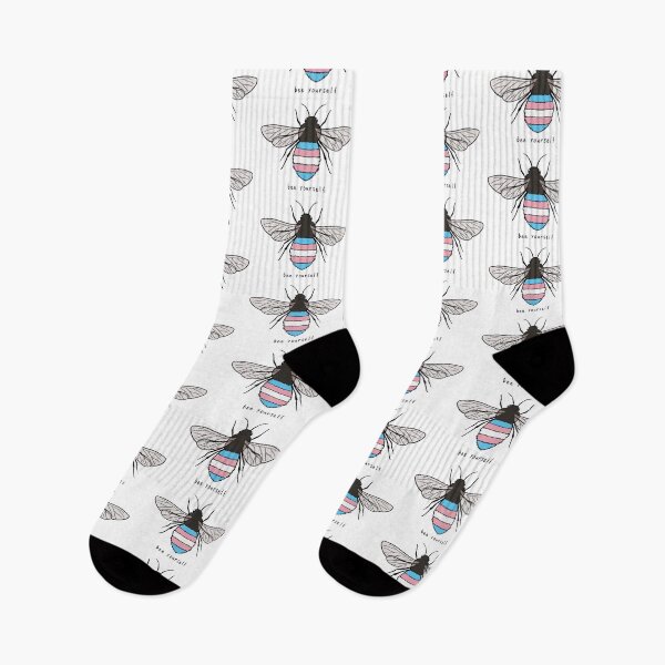 Item preview, Bee Yourself - Trans Pride Flag designed and sold by rorynorth.