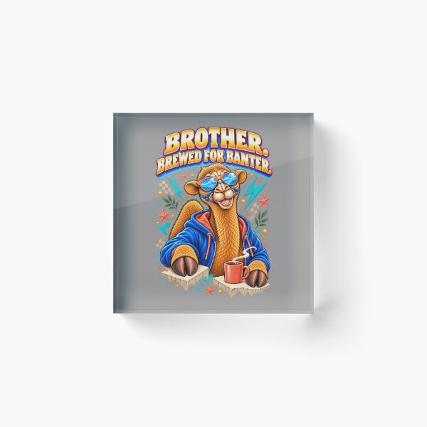 Item preview, Brother. Brewed for Banter – Funny Camel T-Shirt Animal Graphic Camel T-Shirt designed and sold by Camel & Quirk.
