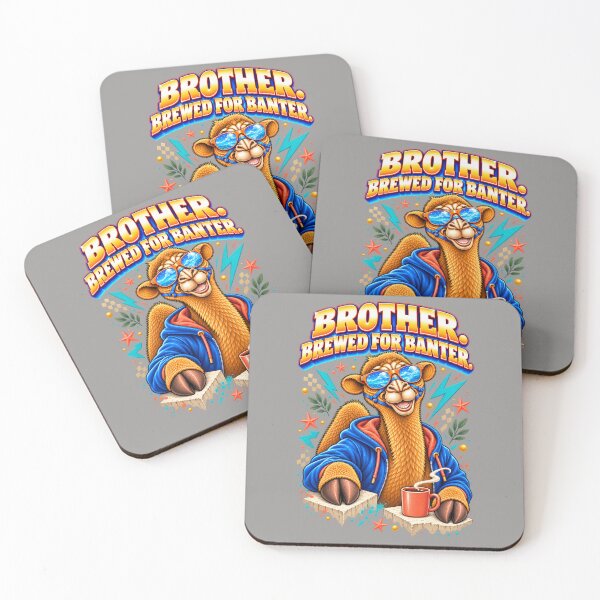 Item preview, Brother. Brewed for Banter – Funny Camel T-Shirt Animal Graphic Camel T-Shirt designed and sold by Camel & Quirk.