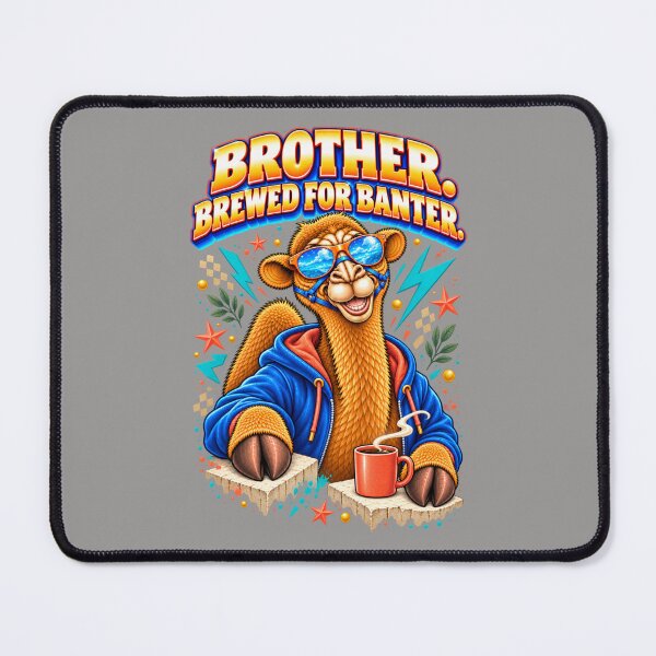 Item preview, Brother. Brewed for Banter – Funny Camel T-Shirt Animal Graphic Camel T-Shirt designed and sold by Camel & Quirk.